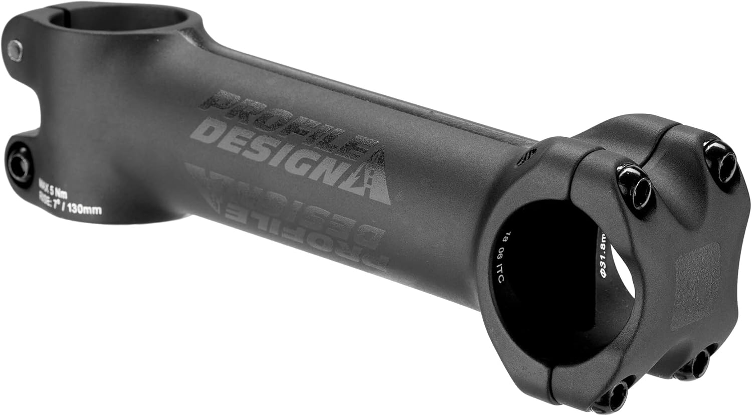 1/ZeroSeven Road Bicycle Stem - Black Logo