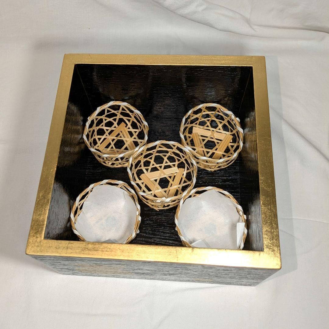 別注品 干菓子器 節分の菓子器 吉祥紋 宝づくし 吉祥菓 丙午8