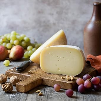 Soft Pecorino from Reggio Emilia Appenines 3.5 lbs - 1.6 kg - EMILIA FOOD LOVE Selected with love in Italy Soft, whole cheese wheel
