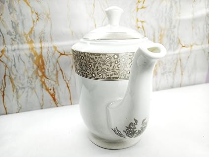 Gayatri Collection Hand Made Ceramic Tea Kettle Multicolor Pastel Birdcage Kettle Ceramic GC9 Printed Gift for Loved Funky Designer Stylish Ceramic Tea Coffee Pot