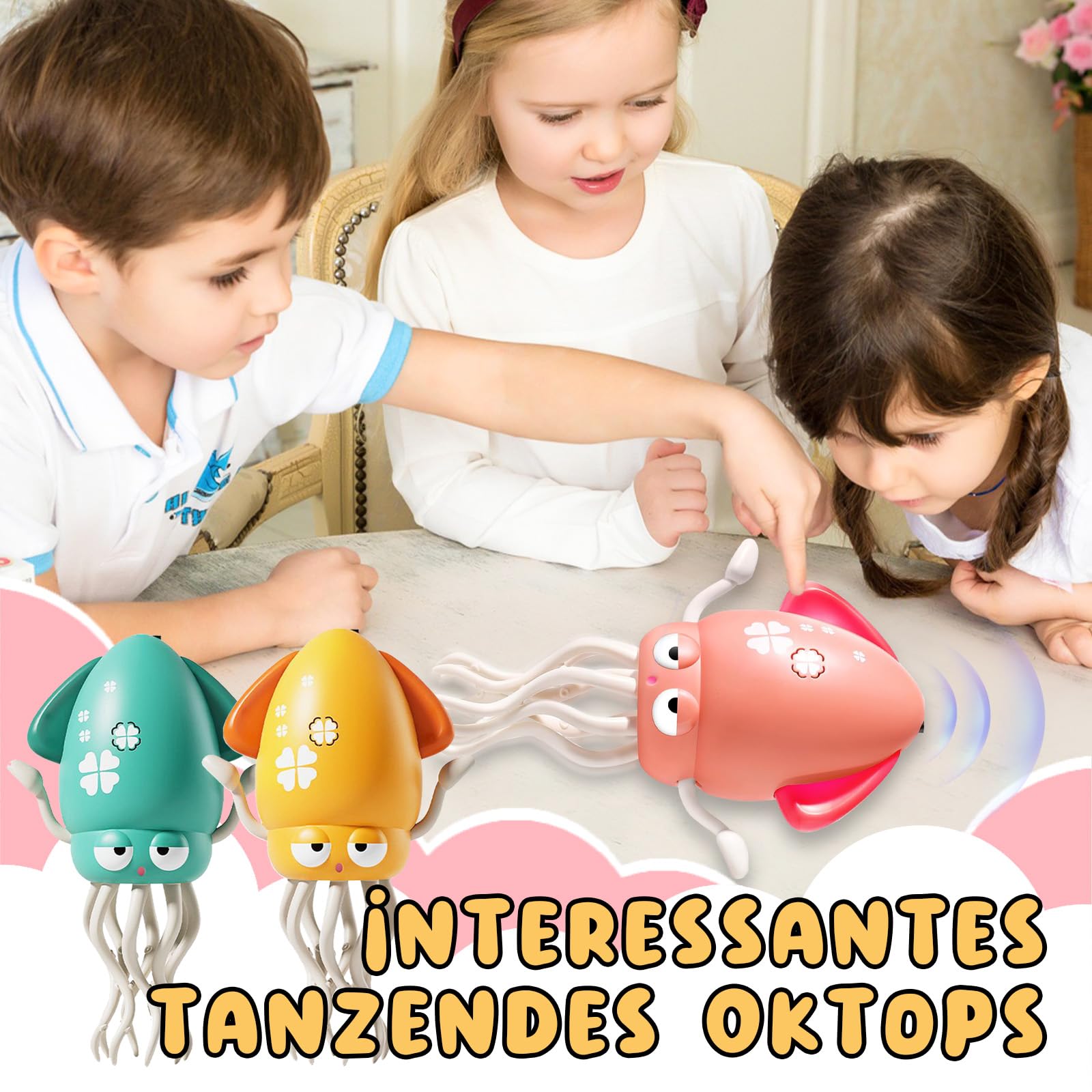 Electric Dancing Octopus Spielzeug - Tanzender Oktopus Mit LED Und Musik