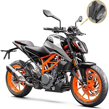 Windshield visor Motorcycle Accessories Windshield Kit Spoiler Protector Cover Extension For DUKE 125 200 390 2013 2014 2015 2016 2017(Style 2)