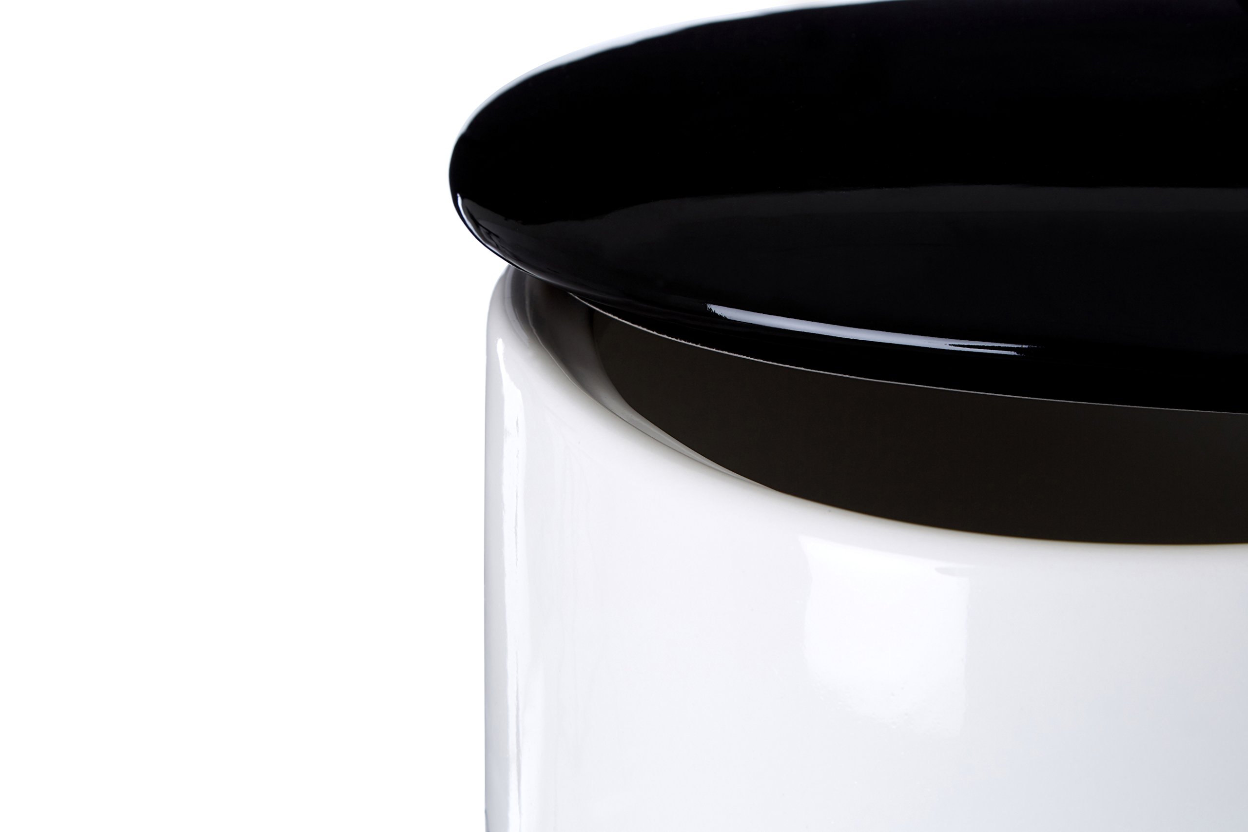 Premier Housewares Design Heartlines kanister na chleb, dolomit, biały, 22 x 32 x 19