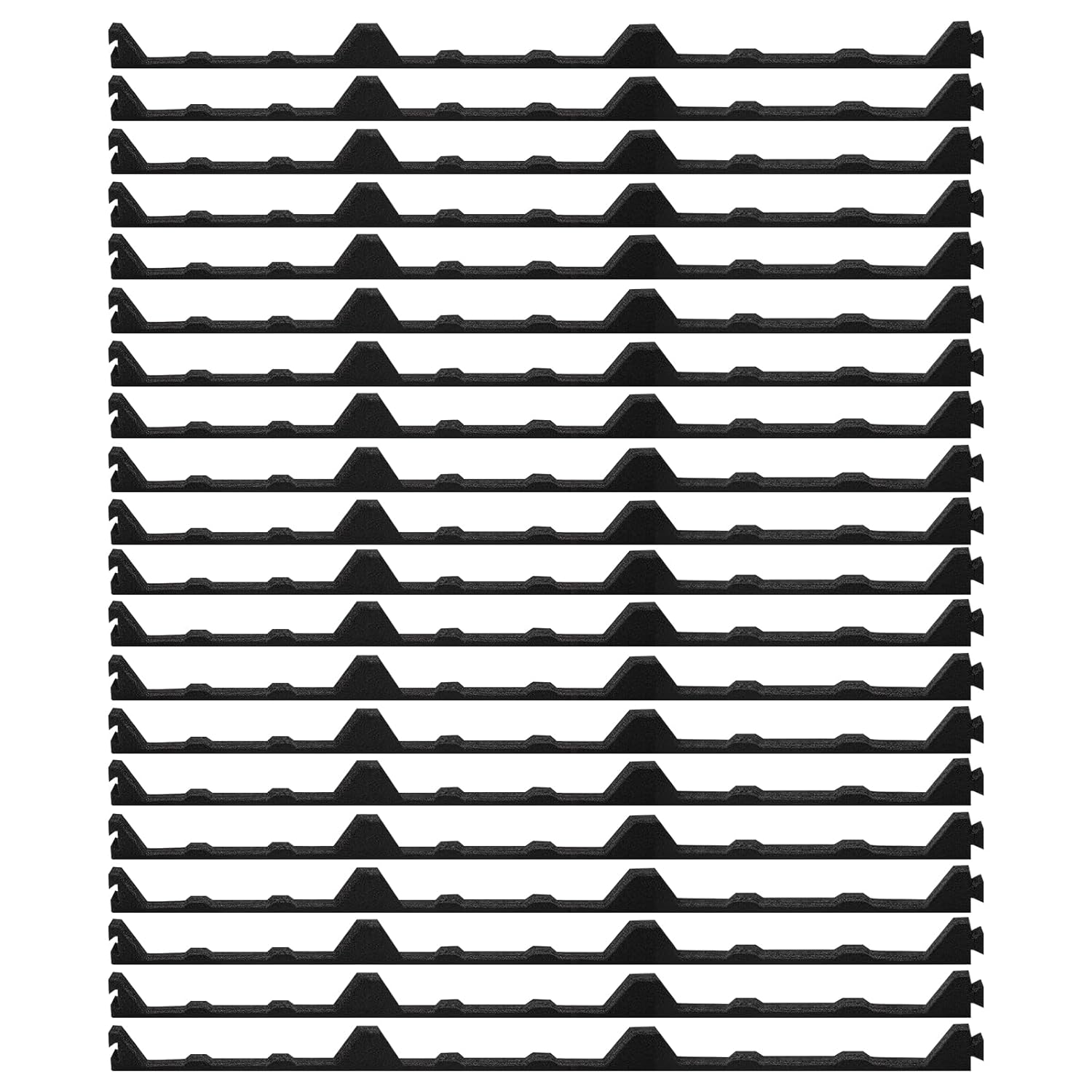 12 in Inside Classic Rib Profile Foam Closure Strips for Metal Roofing Foam Closure Strips R Panels Inside Roof Closure Strips 3 ft Long 20 Pieces