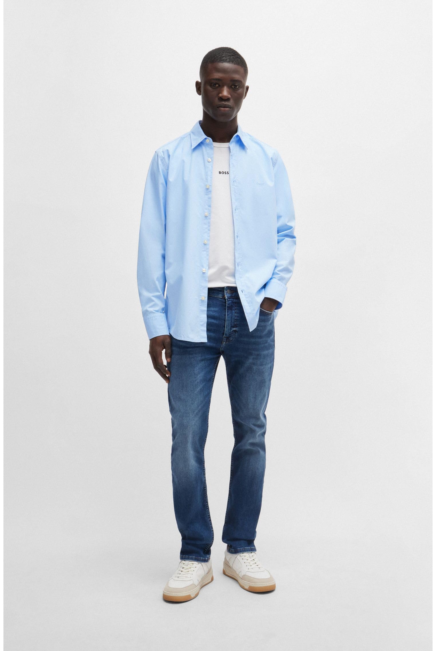 BOSS Herren Relegant_6_m Shirt (1er Pack)