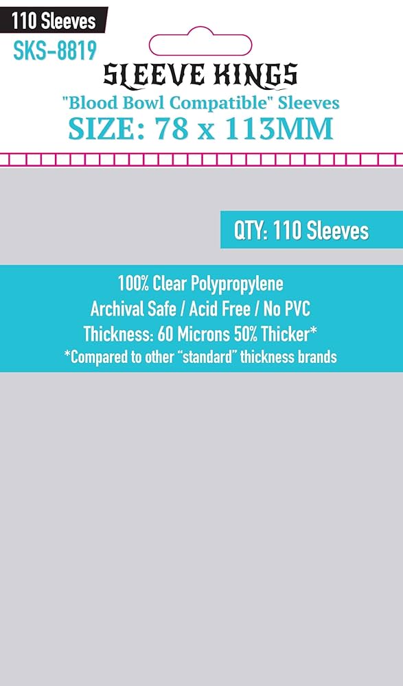 Amazon.com: Sleeve Kings Blood Bowl Compatible Sleeves