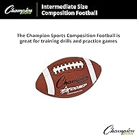 Vista 3 de Champion Sports Intermediate Comp Series Football (Brown)