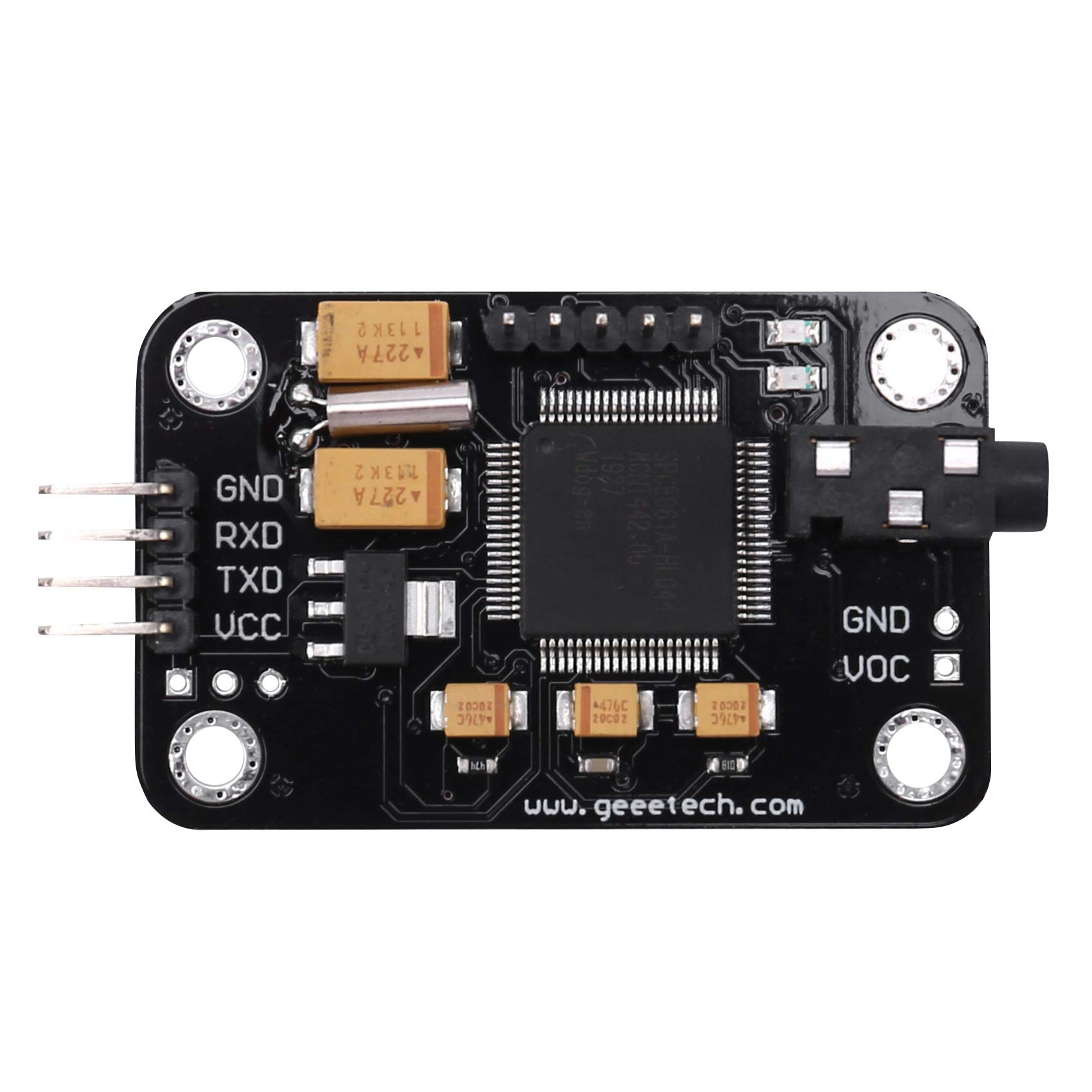 Modulo di Riconoscimento Vocale con Microfono Speech Recognition Scheda di Controllo Vocale Compatibile con