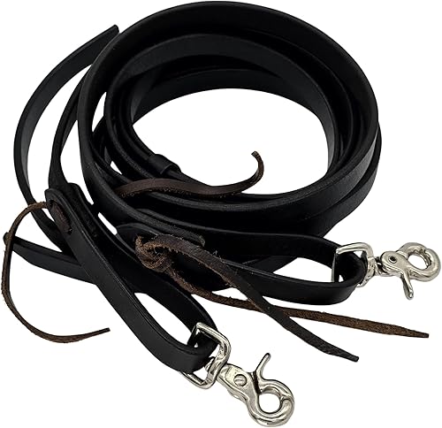 Miniatura 3 de Stallington - Riendas divididas en cuero Harneto pesado de grano superior de primera calidad