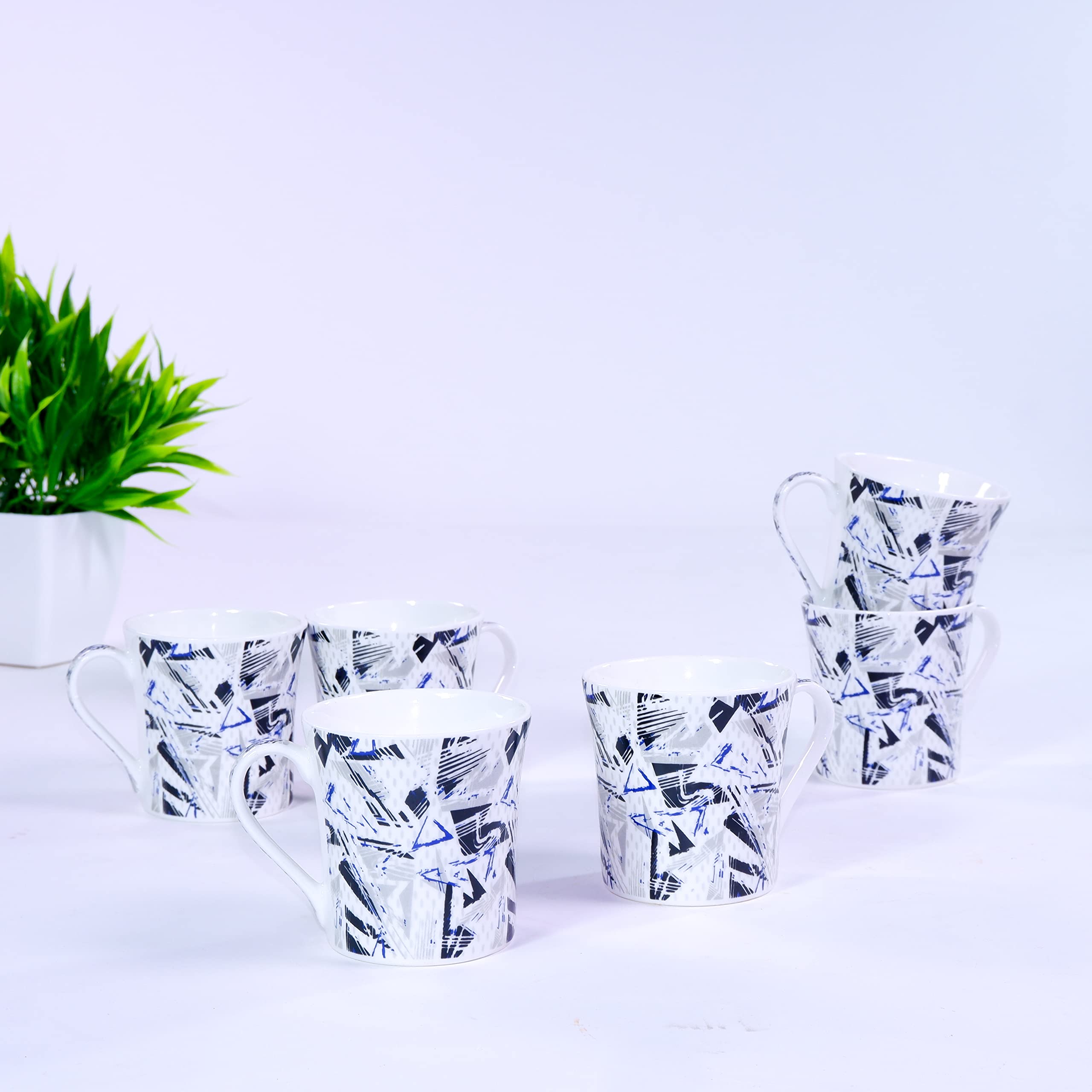 UPC PREMIUM HOUSEWARE Coffee Mugs | Tea Mug | Set of 6 | Made of Bone China, Microwave Safe Tea Cups - 220ml (B0BMLY7YD8) Amazon Price History, Amazon Price Tracker