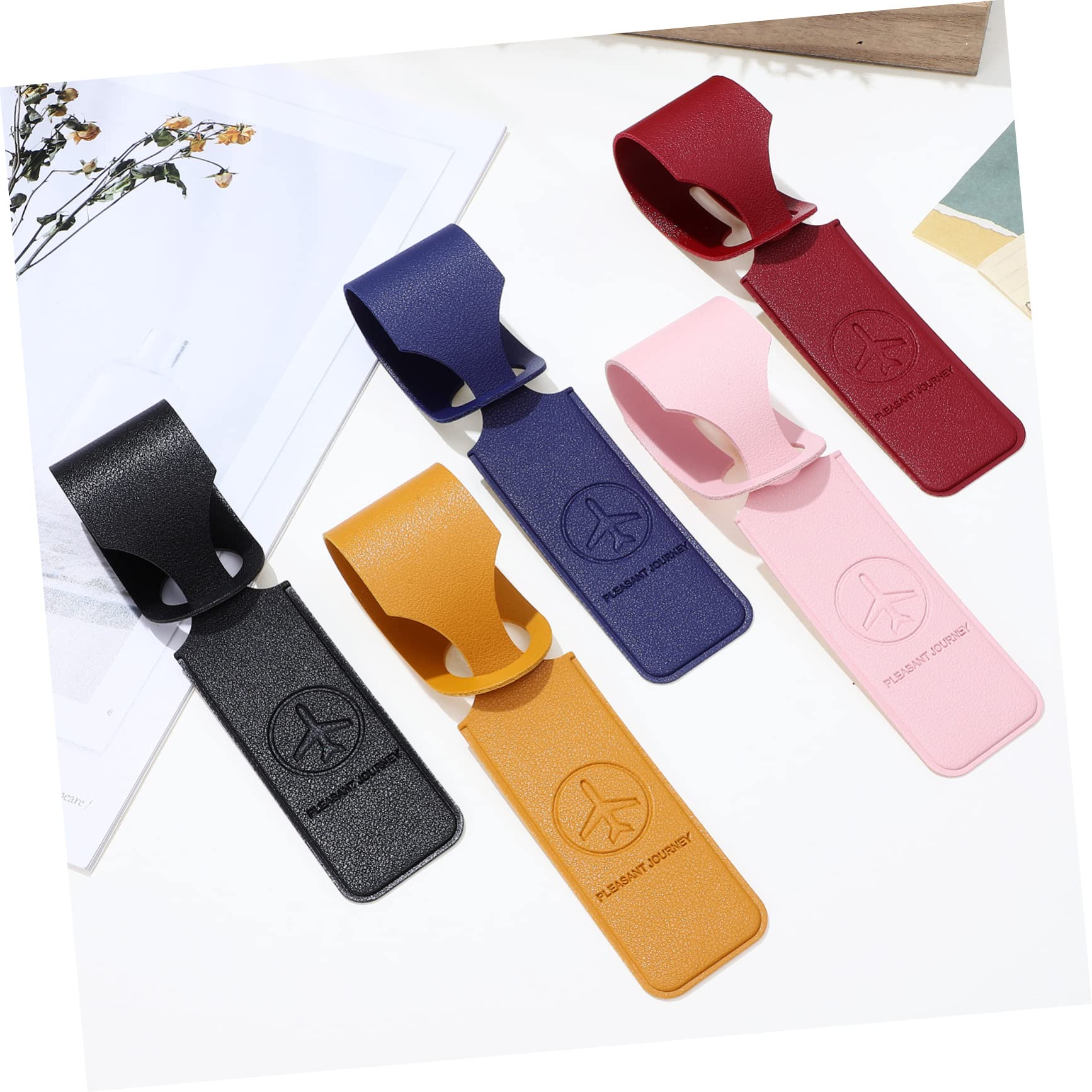 Abaodam 30stücke Gepäckanhänger Flexible Kofferanhänger Farben Für Einfaches Identifizieren Von Gepäckstücken Robuste Elegante Namensschilder Für Koffer Und Rucksäcke