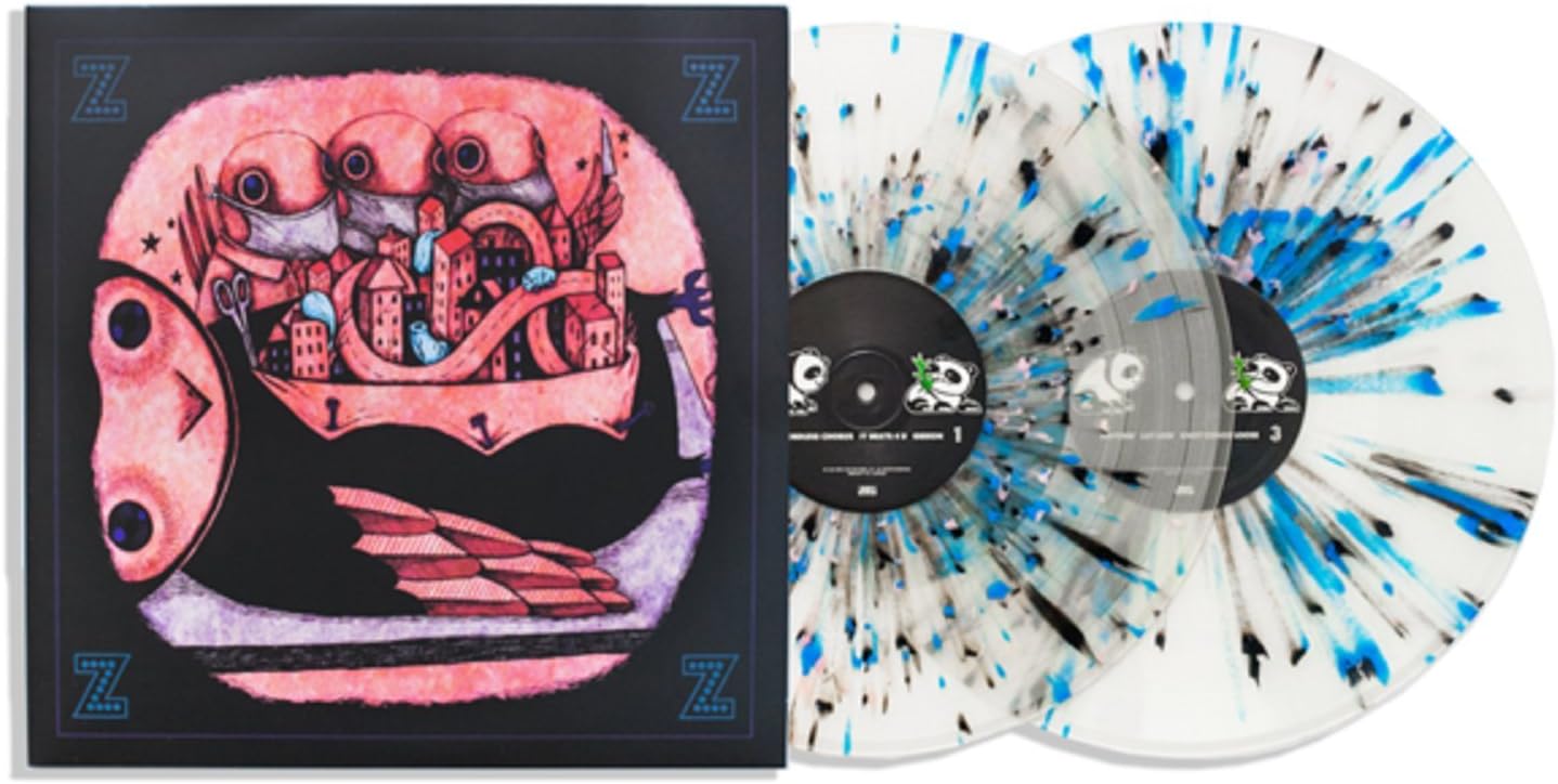 My Morning Jacket 'Z' Limited Club Edition Clear w/ Teal/Black Splatter Vinyl