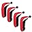 Golf Hybrid Club Head Covers Set of 4 with Interchangeable No. Tag UT Cover (Red)