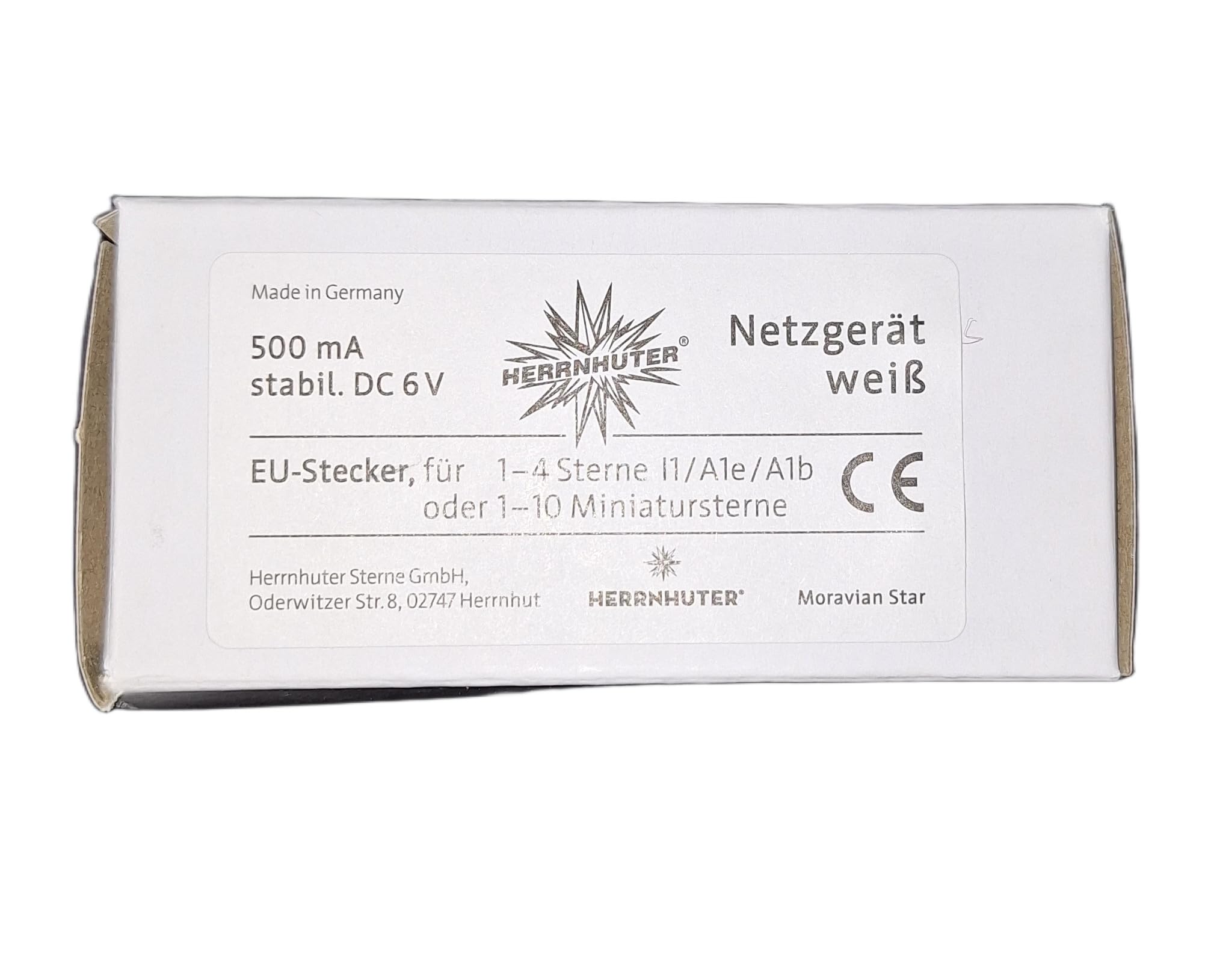 Original Netzteil 500 mA für bis zu 4 Herrnhuter Sterne 13 cm A1e / A1b