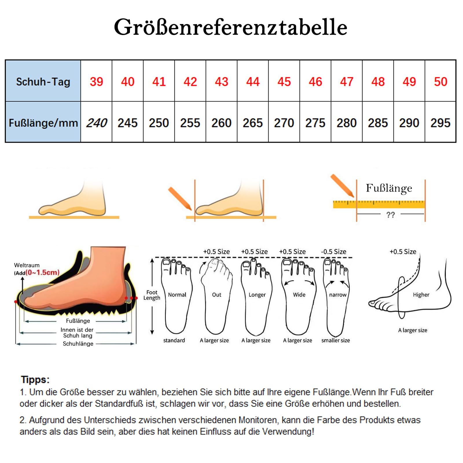 MEIION Naturtravel Hike Pro Chaussures de ski de fond orthopédiques antidérapantes pour l'extérieur et la randonnée