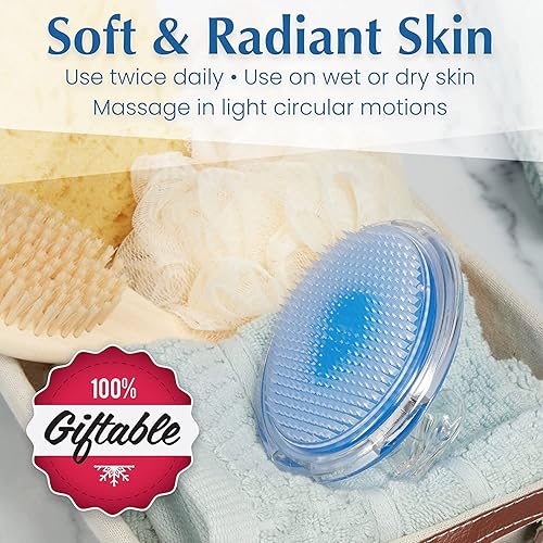 Miniatura 9 de Dylonic - Cepillo exfoliante cepillo para el cuerpo tratamiento de vello encarnado y protuberancias del afeitado elimina la irritación del afeitado