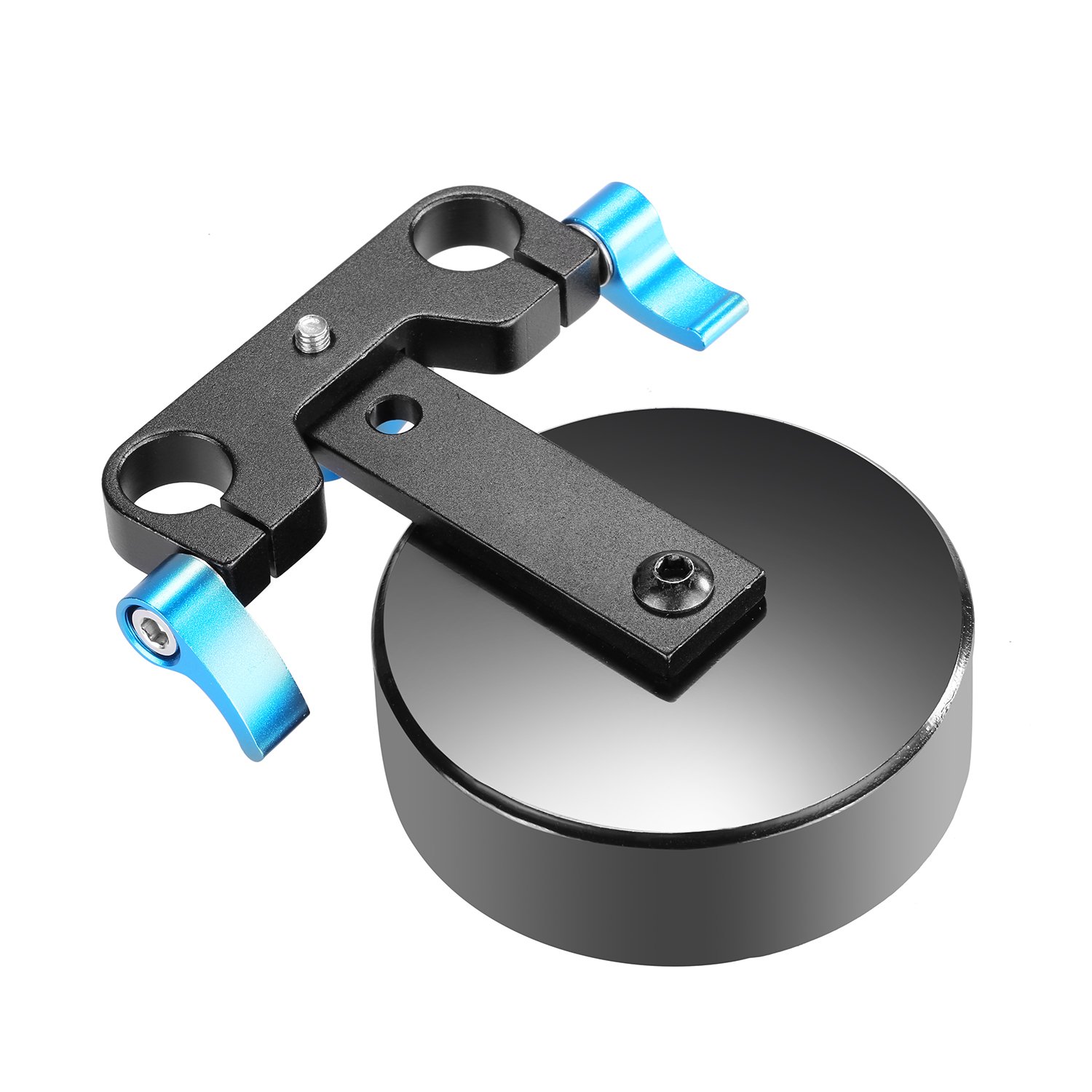 Neewer Shoulder Rig de Aleación de Aluminio 2.1kg Contrapeso Removible Contador Extraíble para Equilibrar el Aparejo de Montaje en el Hombro que se Adapta a las Barras de 15mm (Azul+Negro)