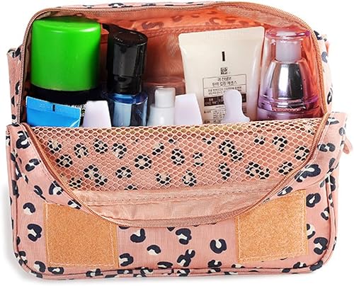 Miniatura 3 de Housoutil Bolsa de lavado de 3 piezas Bolsa de cosméticos Miss Bolsa de viaje, Rosa x 3 piezas