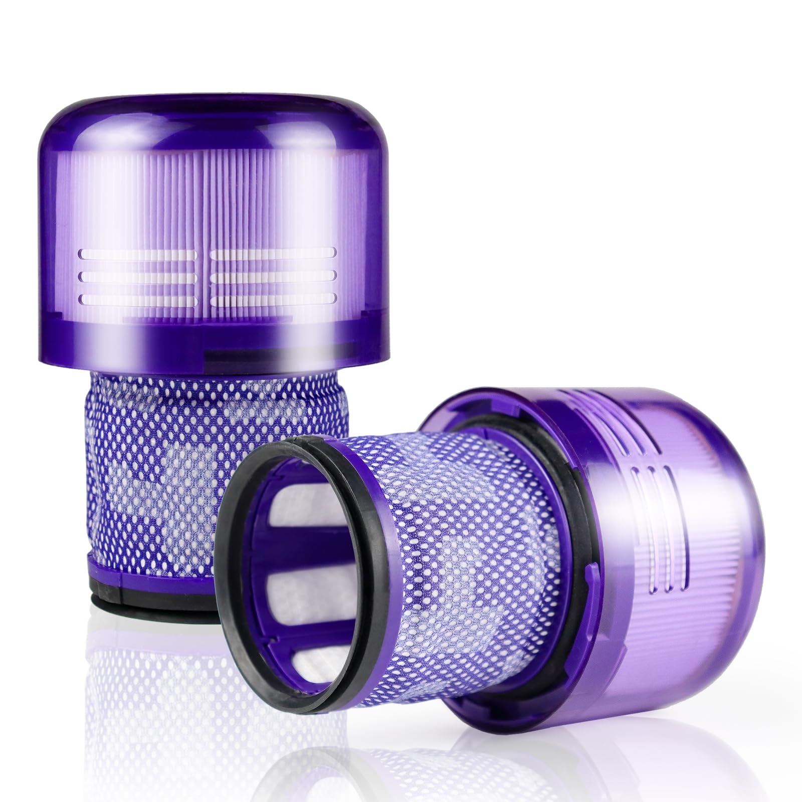 2 Pack Vacuum Filter Replacement Compatible with Dyson V12 Vacuum Cleaner, Dyson V12 Detect Slim, Dyson V12 Detect Slim Absolute, V12 Animal, SV20 SV30 SV34 SV35, Replacement Filter Part No.971517-01