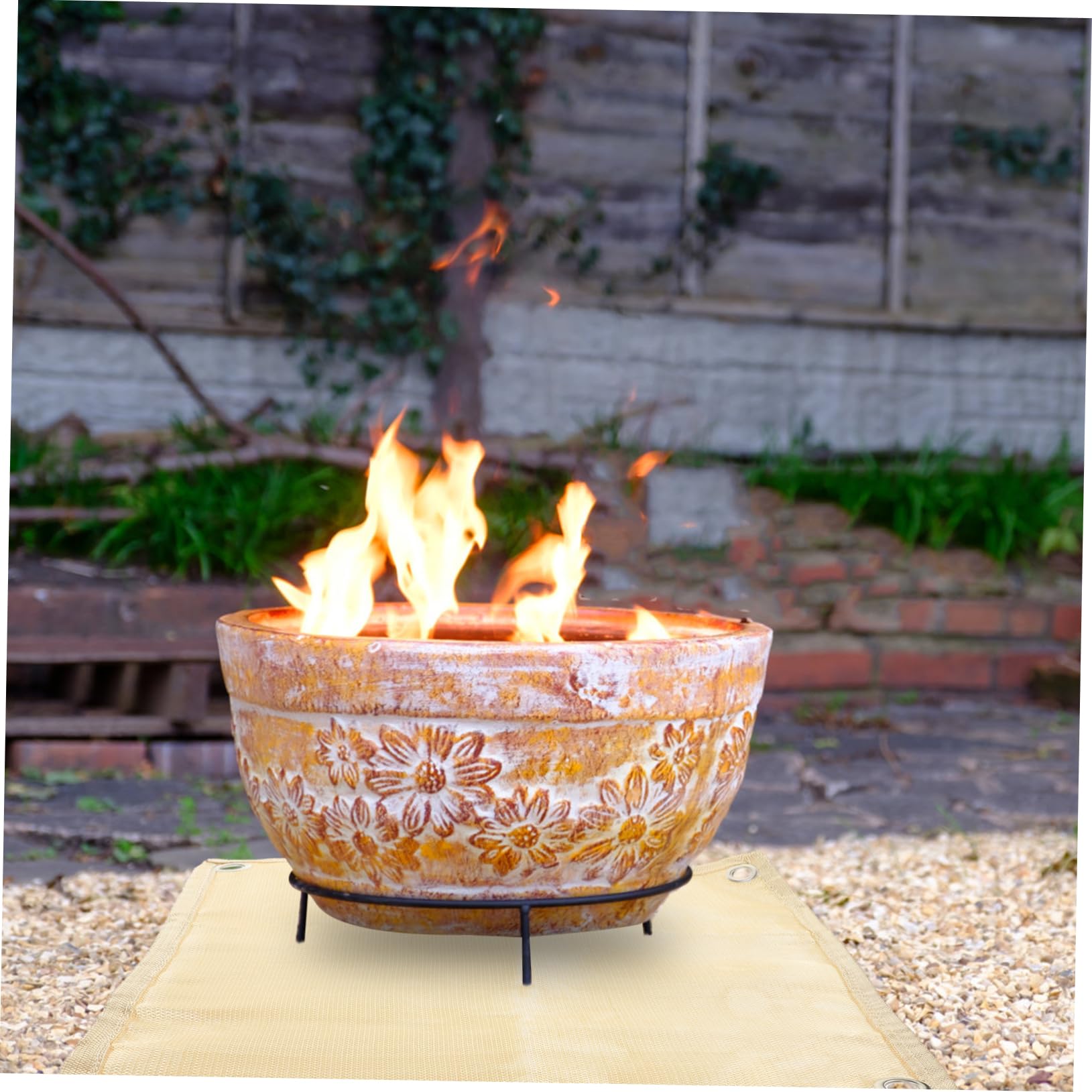 STOBAZA Pcs Insulation Fireproof Mat High-Temperature Resistant Pad Practical Fireproof Mat Camping Heat Resistant Pad