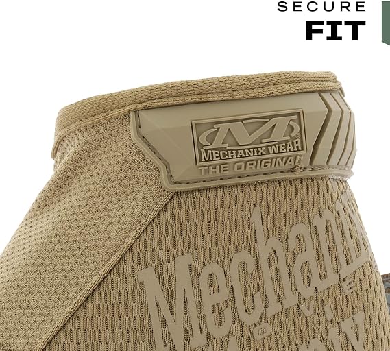 Mechanix Wear: The Original Coyote Tactical Work Gloves with Secure Fit, Flexible Grip for Multi-purpose Use, Durable Touchscreen Safety Gloves for Men (Large, Coyote Brown)