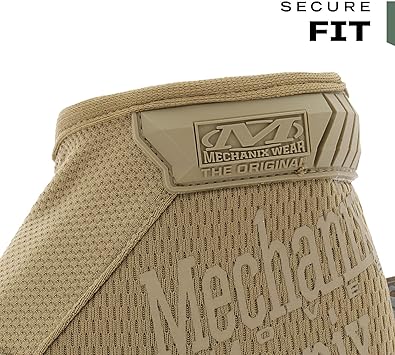 Mechanix Wear: The Original Coyote Tactical Work Gloves with Secure Fit, Flexible Grip for Multi-purpose Use, Durable Touchscreen Safety Gloves for Men (Large, Coyote Brown)