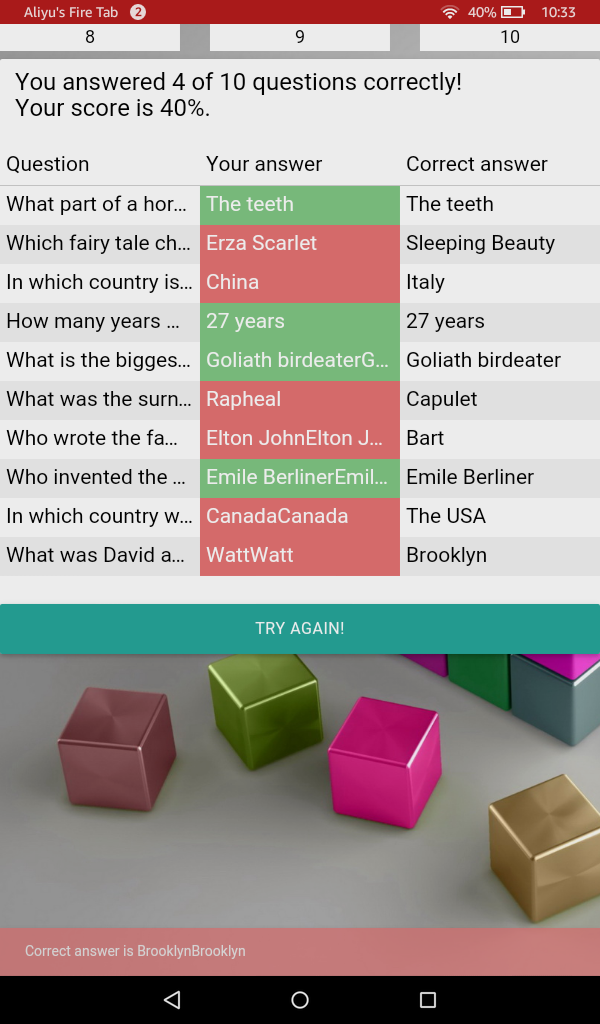 General Knowledge Quiz 5 - App on Amazon Appstore