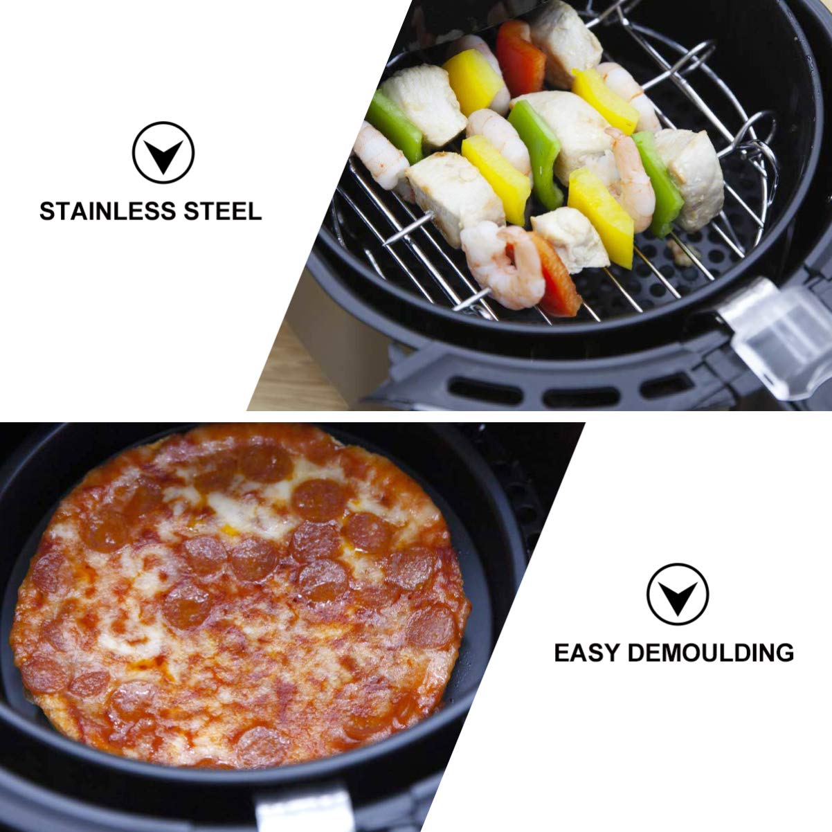 YARNOW Accessori Per Friggitrice Ad Aria Da Kit Per Friggitrice Ad Aria Parti Per Uso Domestico Materiale Per Cucina Accessori Per Pentole