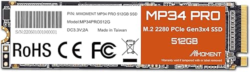 Miniatura 9 de MMOMENT MT34 - Unidad interna de estado sólido PCIe Gen3 NVMe M.2 2280 de 256 GB, Gen3.0X4, velocidad de lectura de hasta 2000 MB/s, para laptop
