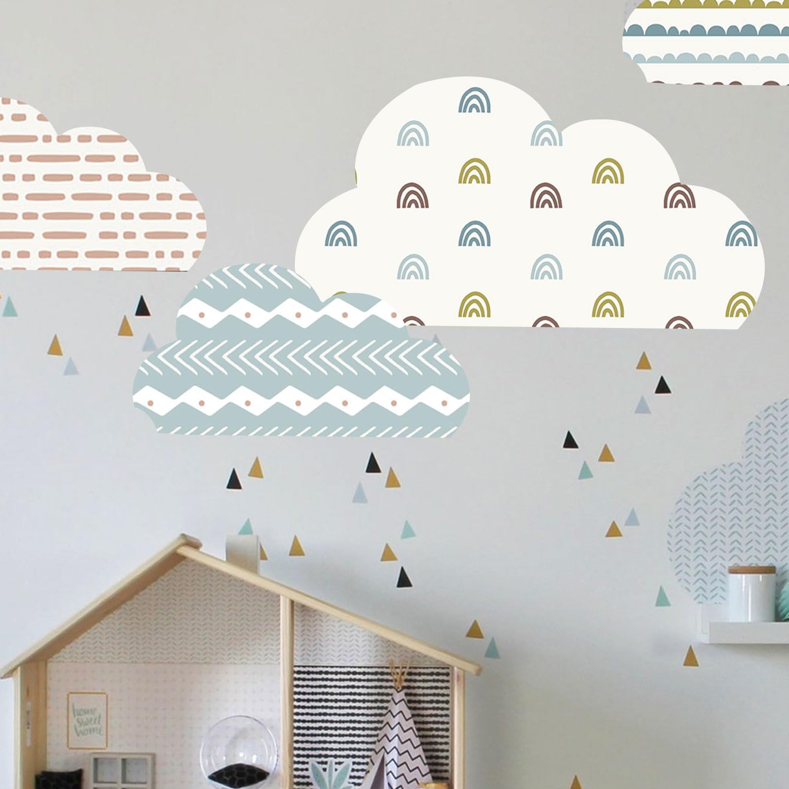 Papier do scrapbookingu, wielokolorowy, 48 arkuszy, 12 dwustronnych tęczowych nadruków, do samodzielnego wykonania origami, dekoracja albumu fotograficznego, 30 x 30 cm (dwustronny) i 15 x 15 cm