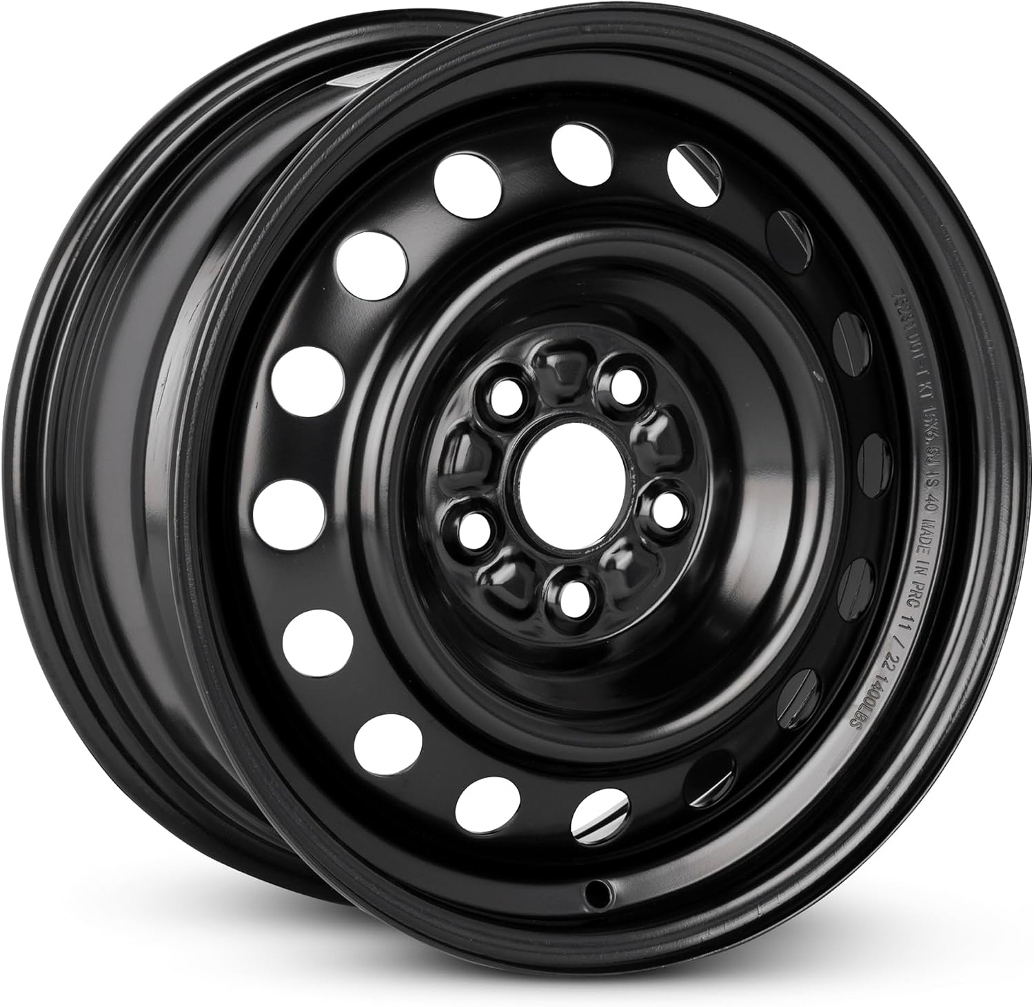For 2019-2022 Toyota Corolla 15 Inch Painted Black Rim - OE Direct Replacement - Road Ready Car Wheel