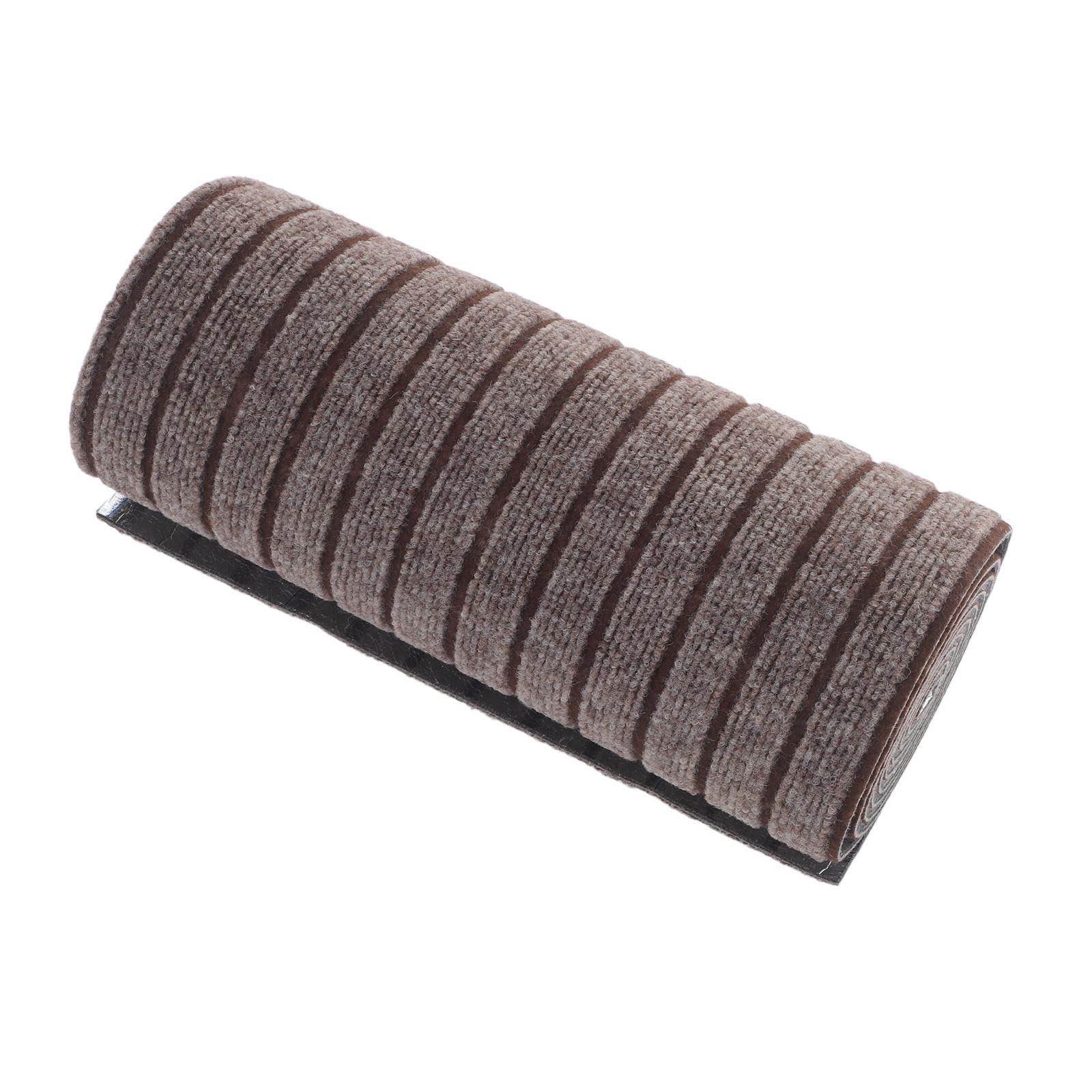 Rouleau de moquette autocollant noir et marron 40x300 cm