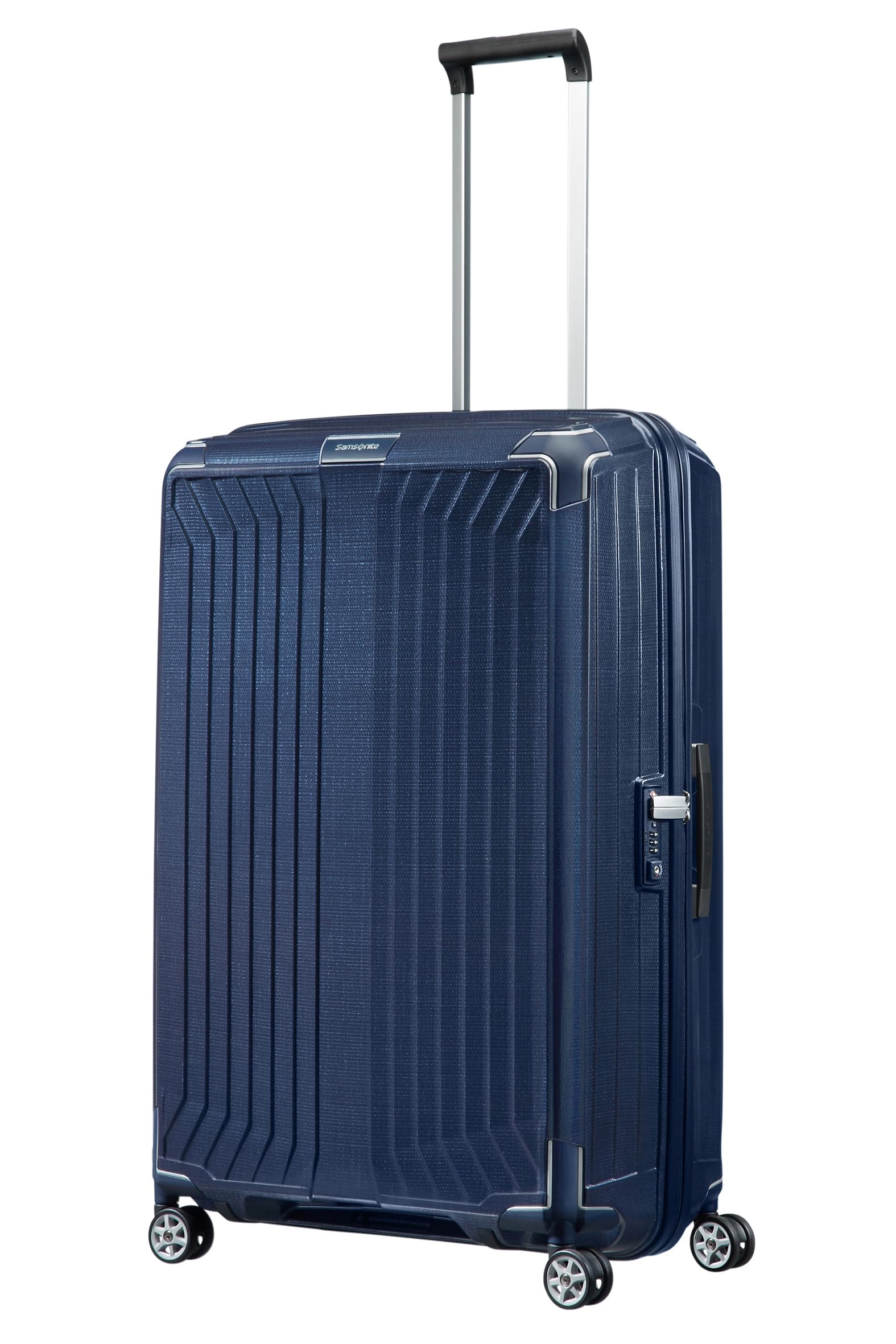 Samsonite Lite-Box - Twarda Walizka Extra Duza 81 cm, Walizka na 4 Kólkach, Lekka, Zamek TSA, 124L - 3.50 KG - Niebieski (Deep Blue)
