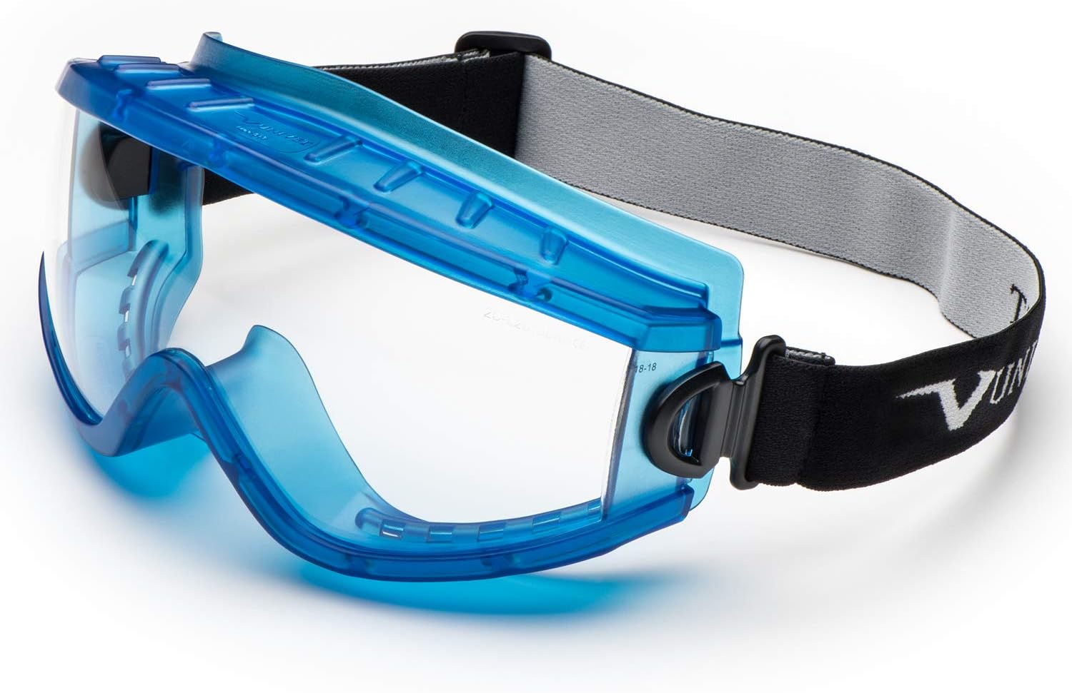 UNIVET619.02.01.00 "No.619" Safety Goggles with Clear Glass, Blue