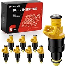 Upgraded Fuel Injectors Set of 8, Compatible with Ford Lincoln Mercury - 4.6L 5.0L 5.4L 5.8L v8 - F150 F250 F350 Expedition Mustang Navigator Town Car - Replace Part 0280150939 0280150943