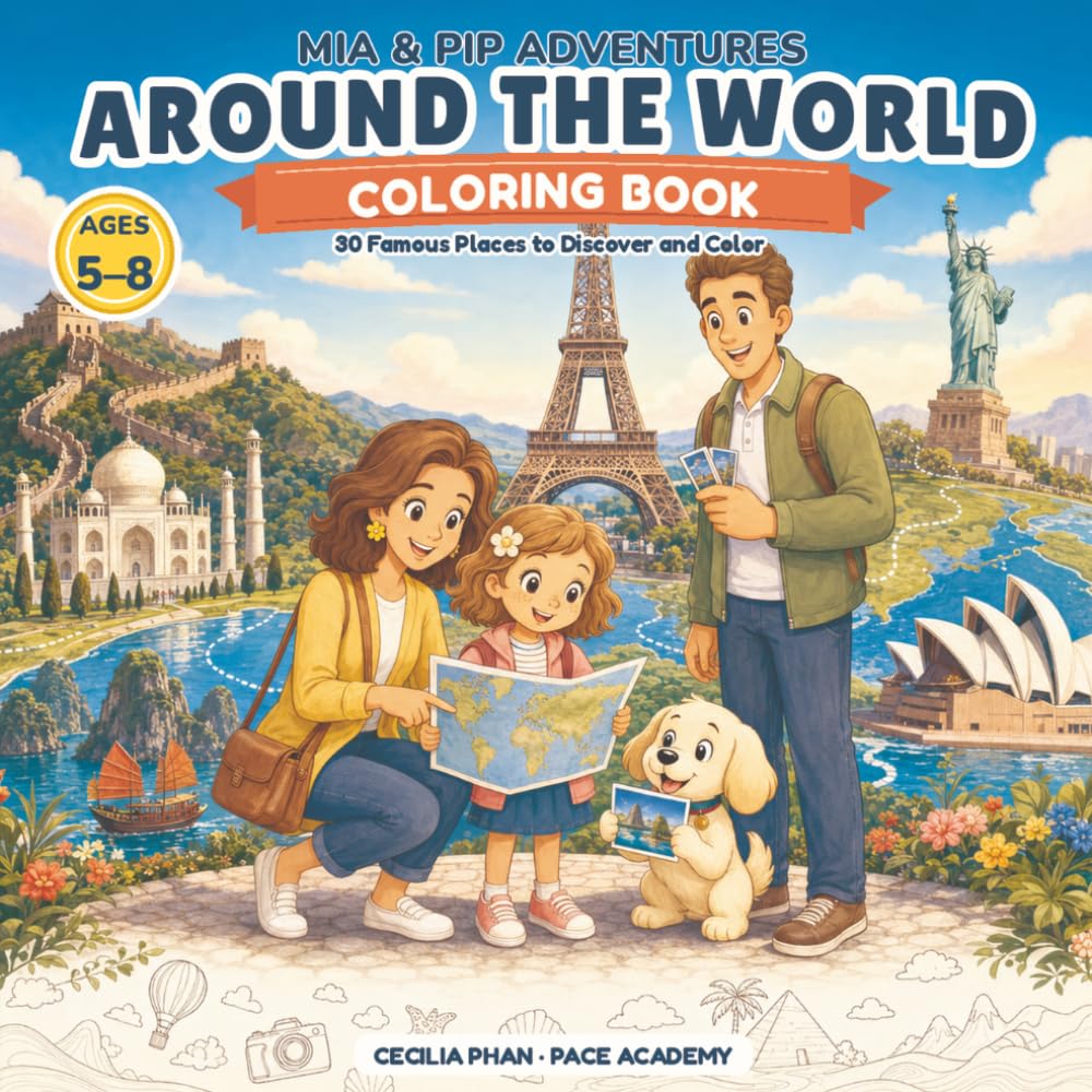 Mia and Pip's Adventures: Around The World