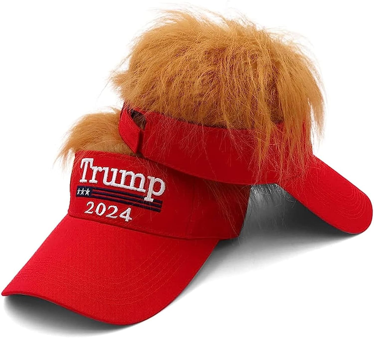 Cappello Trump 2024 'Make America Great Again', Berretto Da Baseball In Cotone Regolabile, Taglia Unica 52-65cm, Ricamo Bandiera USA