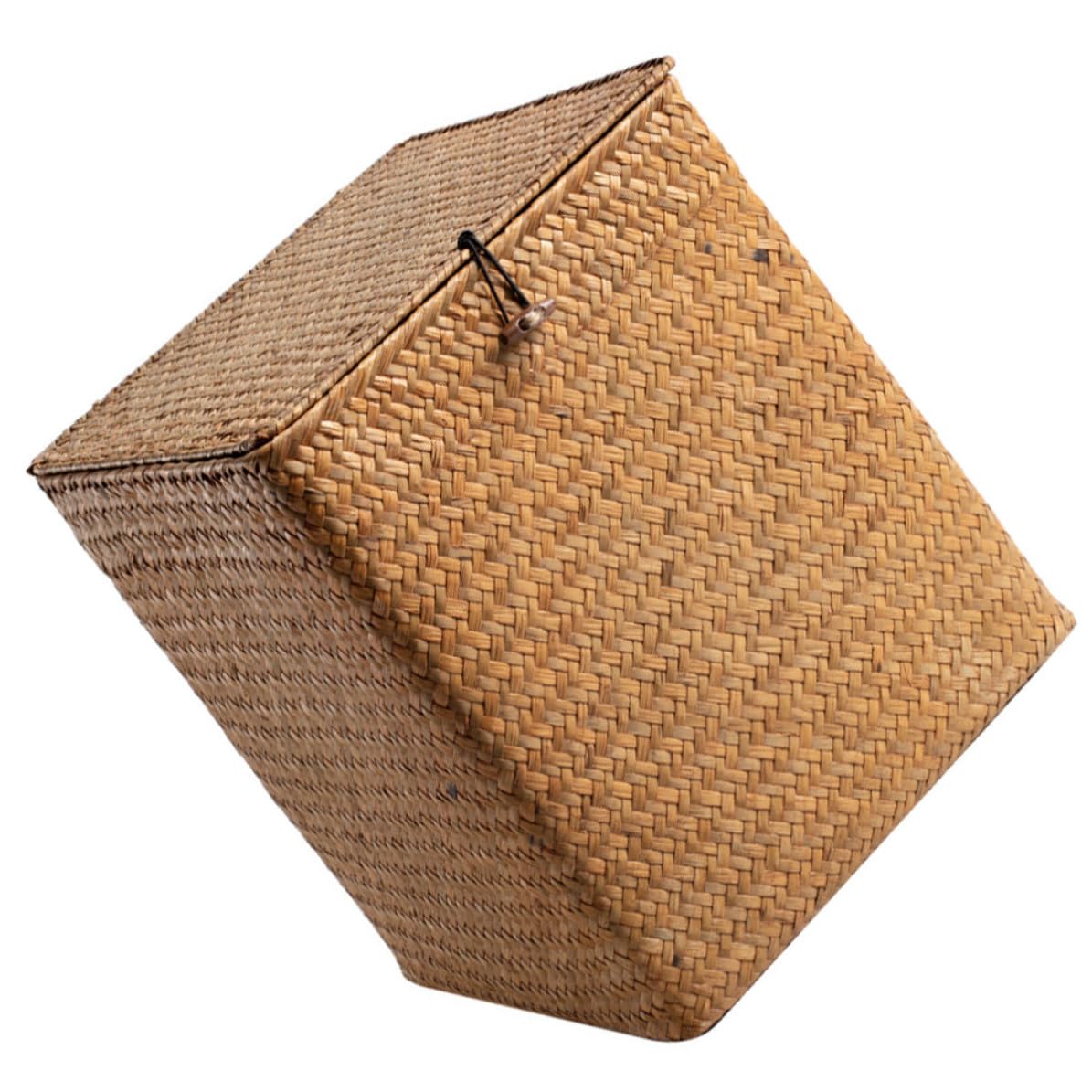 Cesta de Picnic de Paja Grande Tejida para Almacenamiento