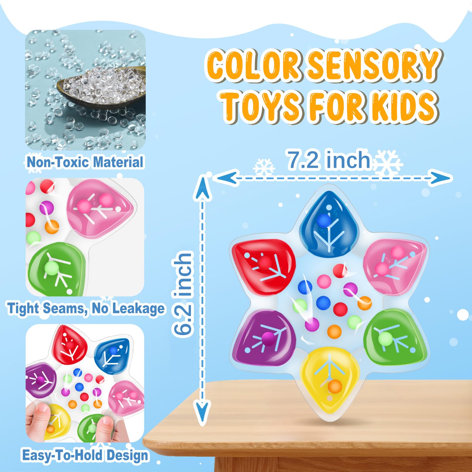 Calm Down Sensory Toys Color Sorting Sensory Toy - Dragonfly Fine Motor ...