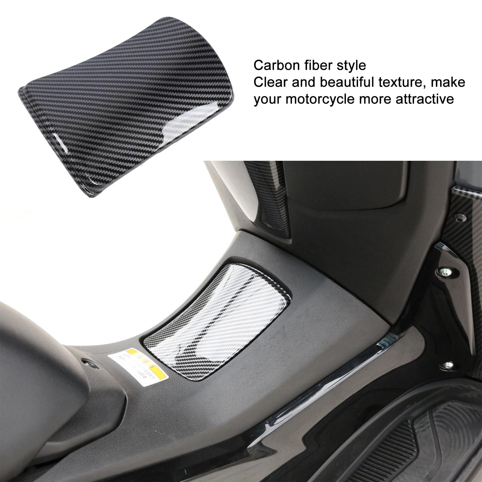 Amazon | NMAX 125 用燃料タンクカバートリム、カーボンファイバー