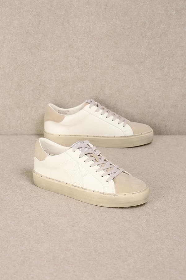 Amazon.com | Mi.iM Savannah Rubber Sole Lace-up Suede Pearl