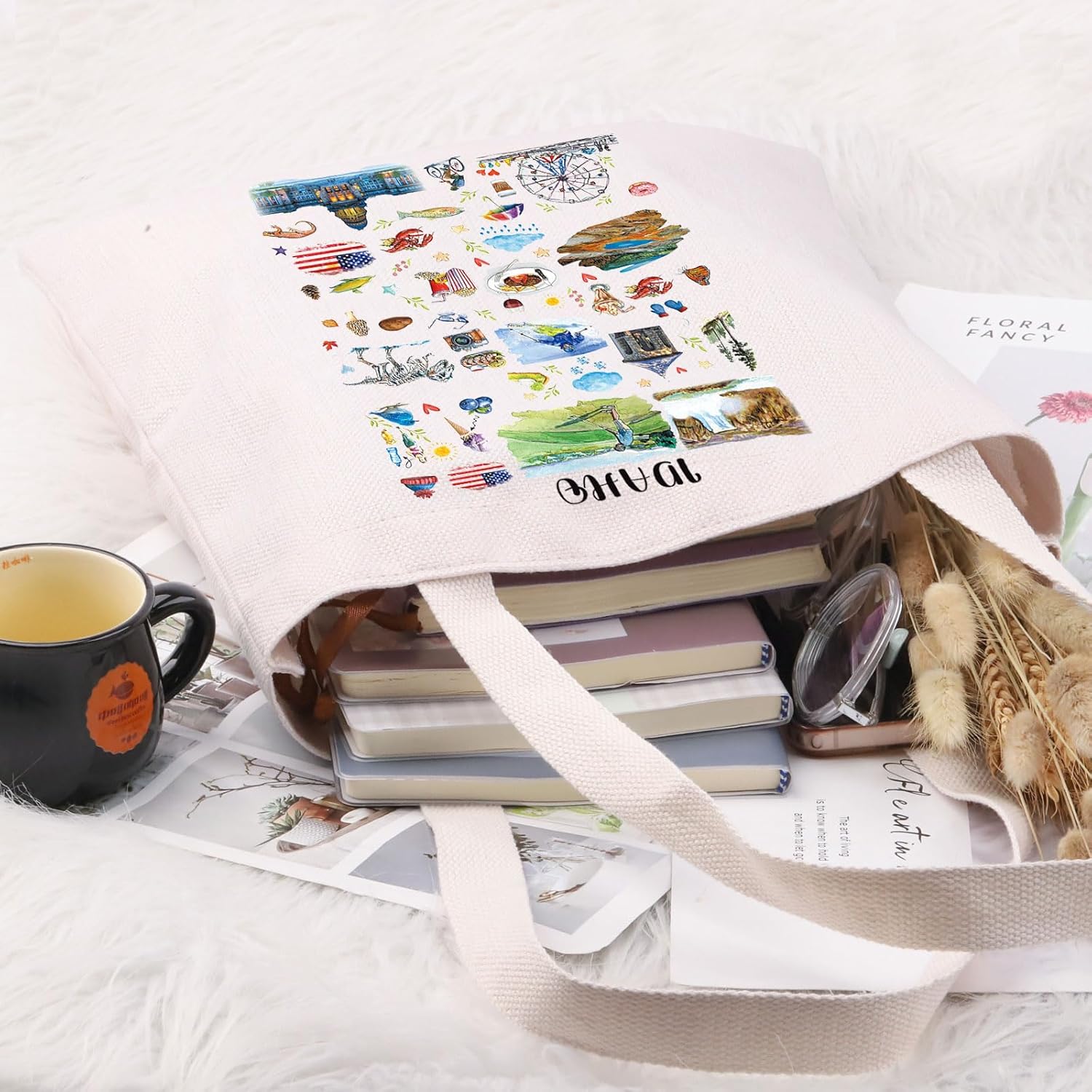 G2TUP Idaho State Souvenirs Gift Idaho Travel Tote Bag Idaho Home Handbag Idaho Tourism Gift Idaho Vacation Gift - Image 3