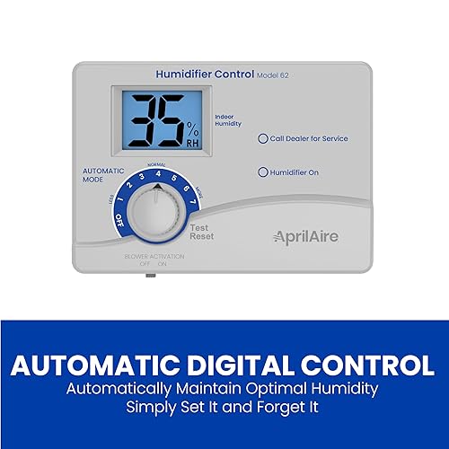 Miniatura 5 de AprilAire 62 humidificadores automáticos digitales para toda la casa con sensor de temperatura exterior para humidificadores de vapor Aprilaire para