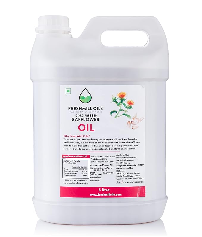 Freshmill Oils Cold Pressed Safflower Oil Kusube Oil 100 Natural Kachi