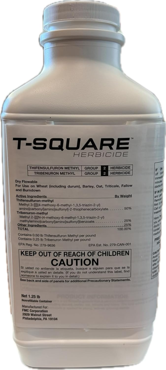 Compare to Treaty Extra (T-Square) Herbicide 20 oz Dry Flowable – Selective Broadleaf Weed Control for Wheat, Barley, Oats & Triticale – Post-Emergence, Tank-Mix Compatible