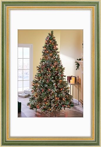 Vista 16 de Golden State Art, Marco de fotos ornamentado de 8 x 10 pulgadas para fotos de 5 x 7 pulgadas con paspartú o impresiones de 8 x 10 pulgadas sin Oro