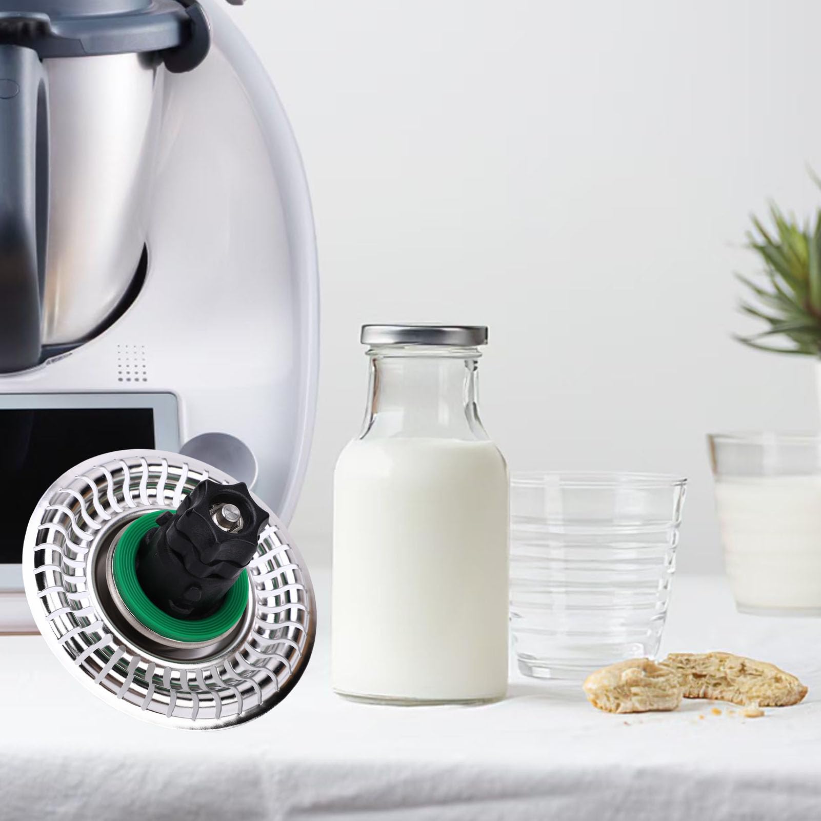 Milchaufschäumteil, passend für TM5 TM6 Küchenmaschine, Milchmisch- und Erwärmungszubehör