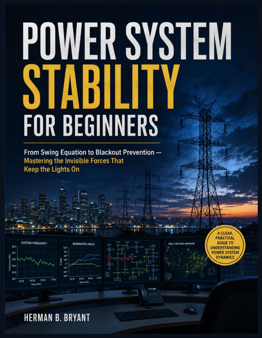 Power System Stability For Beginners: From Swing Equation to Blackout Prevention — Mastering the Invisible Forces That Keep the Lights On