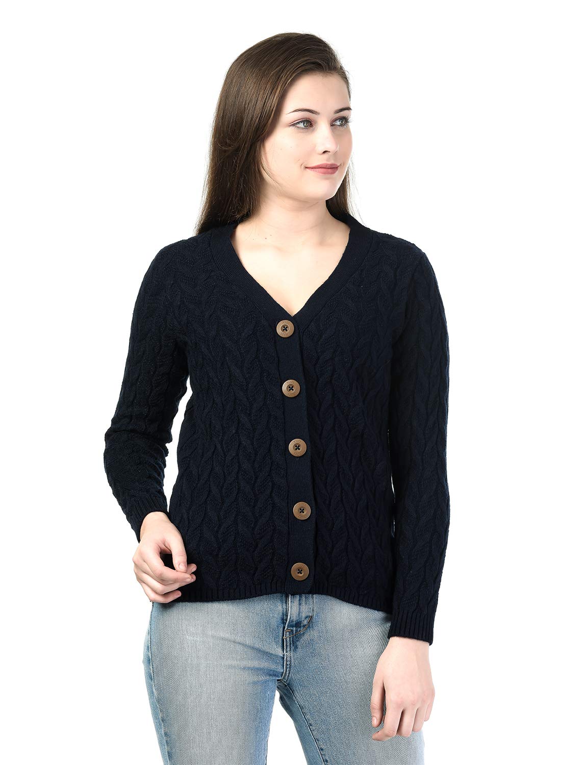 KaltWomen's Acrylic V-Neck Sweater