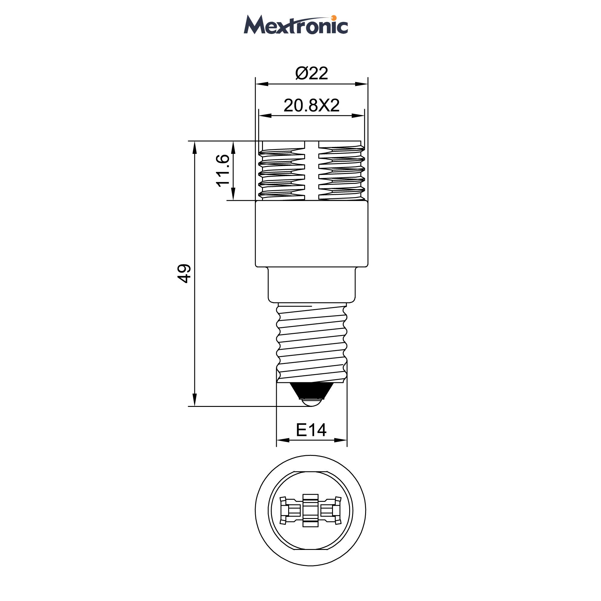 Intirilife Lot De 4 Adaptateurs Culot Lampe G9 Vers E14 – Convertisseur Douille Blanc Pour LED, Halogène, Économie D’Énergie
